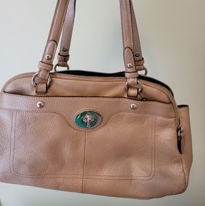 Tan Leather COACH Purse